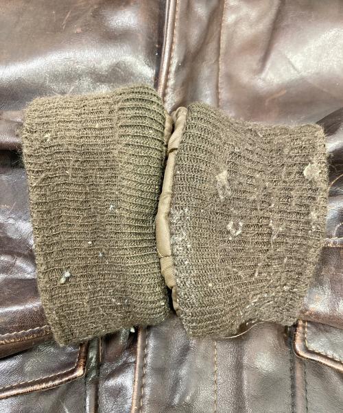USED（ユーズド）USED (ユーズド) A-2レザージャケット ブラウン サイズ:不明の古着・服飾アイテム