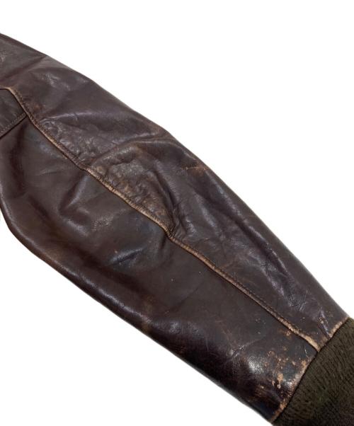 USED（ユーズド）USED (ユーズド) A-2レザージャケット ブラウン サイズ:不明の古着・服飾アイテム