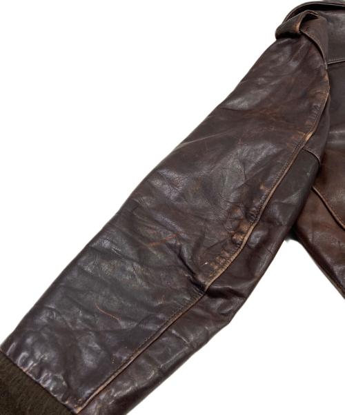 USED（ユーズド）USED (ユーズド) A-2レザージャケット ブラウン サイズ:不明の古着・服飾アイテム