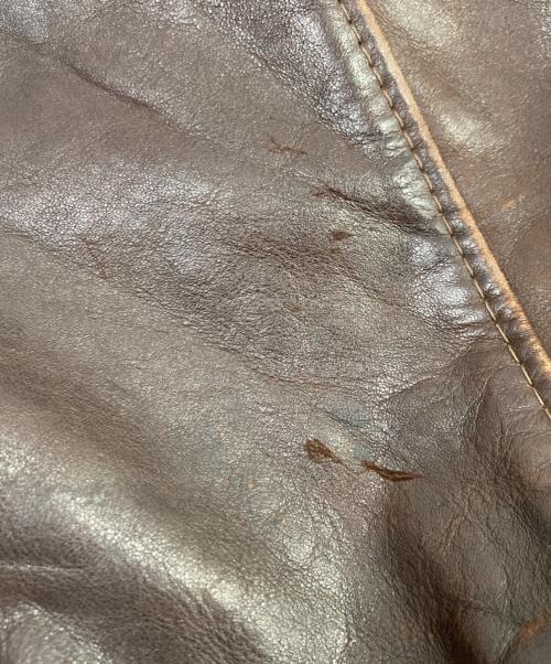 USED（ユーズド）USED (ユーズド) A-2レザージャケット ブラウン サイズ:不明の古着・服飾アイテム