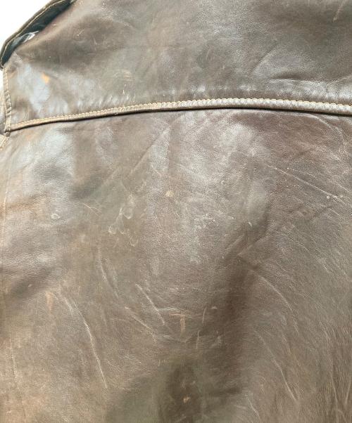 USED（ユーズド）USED (ユーズド) A-2レザージャケット ブラウン サイズ:不明の古着・服飾アイテム