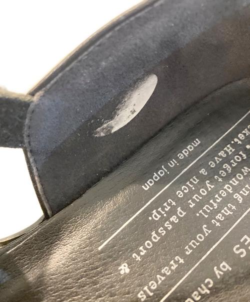 chausser（ショセ）chausser (ショセ) グルカサンダル ブラック サイズ:38の古着・服飾アイテム