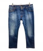 JACOB COHENヤコブコーエン）の古着「デニムパンツ」｜インディゴ