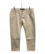 JACOB COHENヤコブコーエン）の古着「デニムパンツ」｜ベージュ