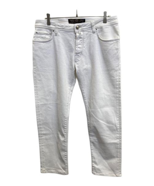 JACOB COHEN（ヤコブコーエン）JACOB COHEN (ヤコブコーエン) デニムパンツ ホワイト サイズ:W36の古着・服飾アイテム