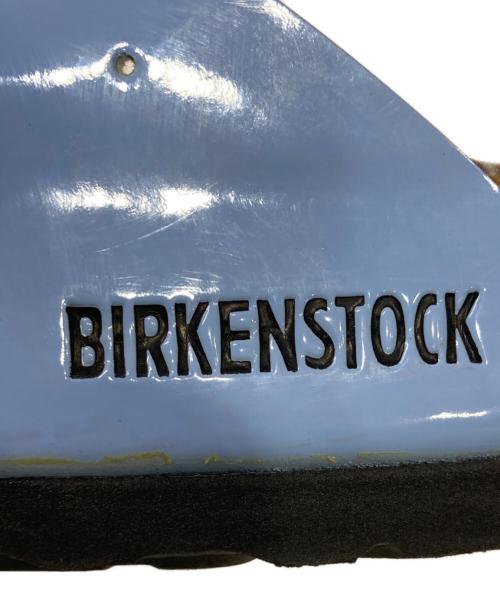 BIRKENSTOCK（ビルケンシュトック）BIRKENSTOCK (ビルケンシュトック) トングサンダル ベージュ×ブルー サイズ:26cmの古着・服飾アイテム