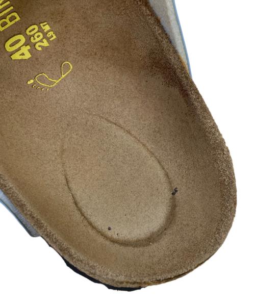 BIRKENSTOCK（ビルケンシュトック）BIRKENSTOCK (ビルケンシュトック) トングサンダル ベージュ×ブルー サイズ:26cmの古着・服飾アイテム