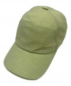 HERMESエルメス）の古着「キャップ」｜黄緑