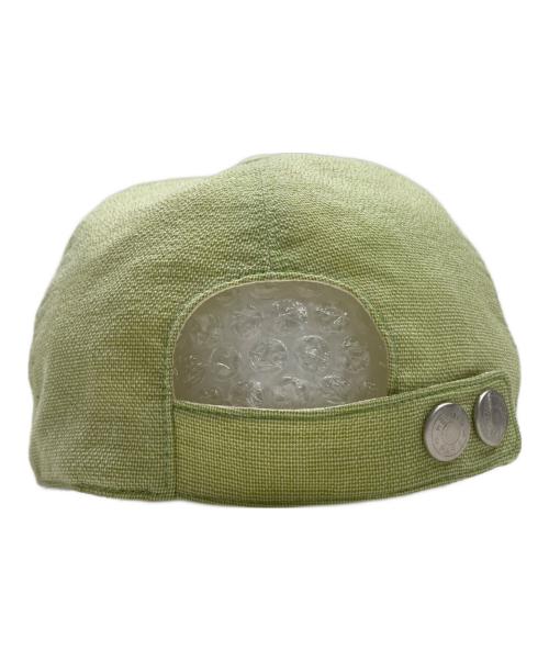 HERMES（エルメス）HERMES (エルメス) キャップ 黄緑の古着・服飾アイテム