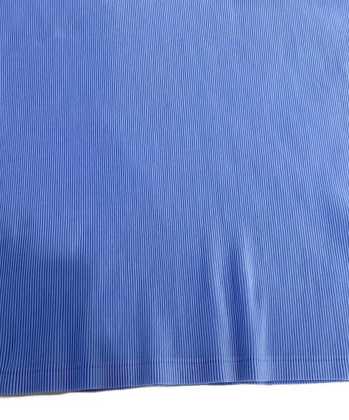 PLEATS PLEASE（プリーツプリーズ）PLEATS PLEASE (プリーツプリーズ) ポロシャツ ブルー サイズ:3の古着・服飾アイテム
