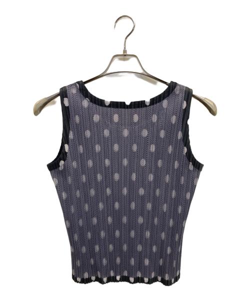 PLEATS PLEASE（プリーツプリーズ）PLEATS PLEASE (プリーツプリーズ) ノースリーブカットソー ブラック サイズ:3の古着・服飾アイテム