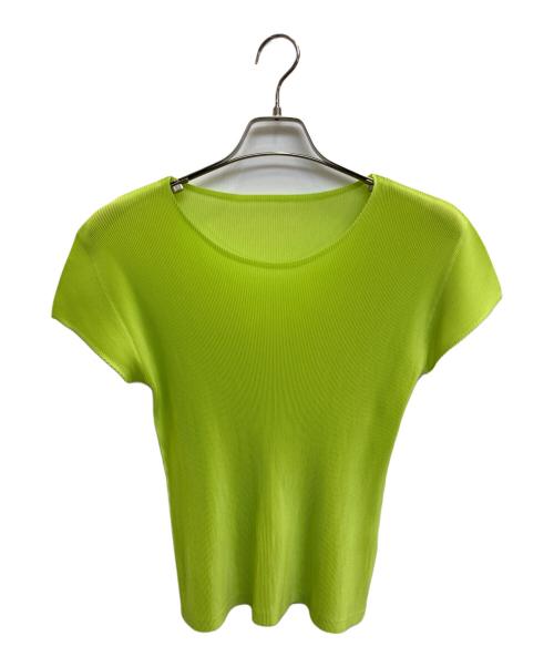 PLEATS PLEASE（プリーツプリーズ）PLEATS PLEASE (プリーツプリーズ) カットソー ライム サイズ:不明の古着・服飾アイテム