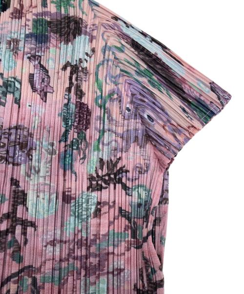 PLEATS PLEASE（プリーツプリーズ）PLEATS PLEASE (プリーツプリーズ) 総柄カットソー ピンク サイズ:3の古着・服飾アイテム