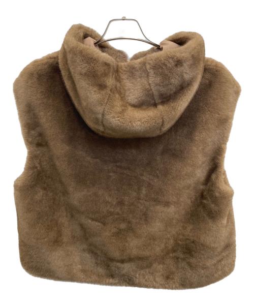 GALLARDA GALANTE（ガリャルダガランテ）GALLARDA GALANTE (ガリャルダガランテ) フーディーファーベスト ベージュ サイズ:Free 未使用品の古着・服飾アイテム