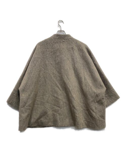 IENA（イエナ）IENA (イエナ) ウールモヘアショートポンチョコート ベージュ サイズ:38の古着・服飾アイテム