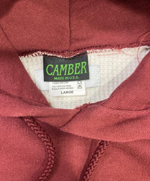 CAMBER（キャンバー）CAMBER (キャンバー) ダブルフェイスパーカー レッド サイズ:Lの古着・服飾アイテム