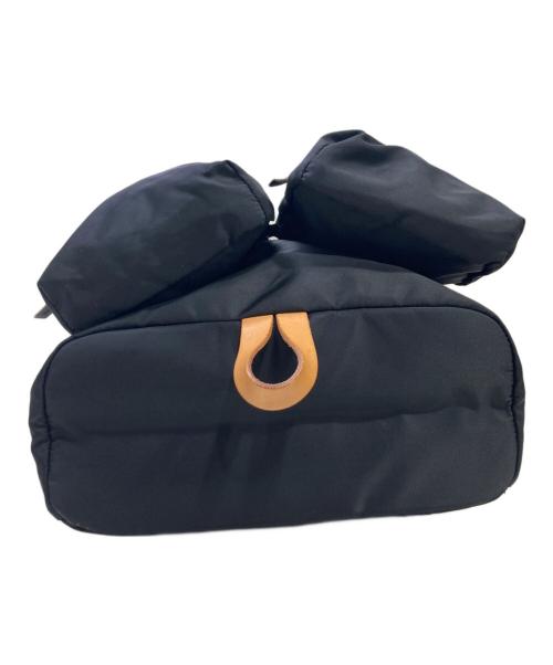 HENDER SCHEME（エンダースキーマ）HENDER SCHEME (エンダースキーマ) Double Pocket Pack ブラックの古着・服飾アイテム