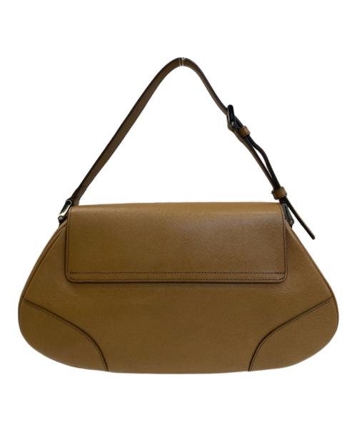 BURBERRY（バーバリー）BURBERRY (バーバリー) ロゴプレートワンショルダーバッグ ブラウンの古着・服飾アイテム