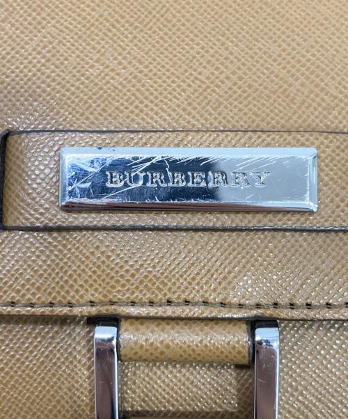 BURBERRY（バーバリー）BURBERRY (バーバリー) ロゴプレートワンショルダーバッグ ブラウンの古着・服飾アイテム