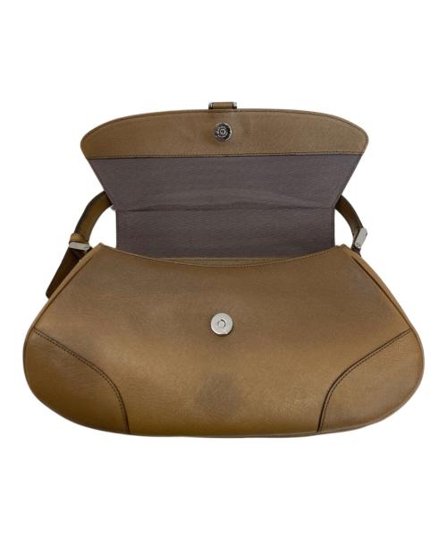 BURBERRY（バーバリー）BURBERRY (バーバリー) ロゴプレートワンショルダーバッグ ブラウンの古着・服飾アイテム