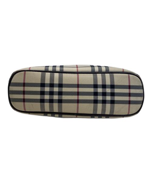 BURBERRY（バーバリー）BURBERRY (バーバリー) ノバチェックハンドバッグ ベージュの古着・服飾アイテム