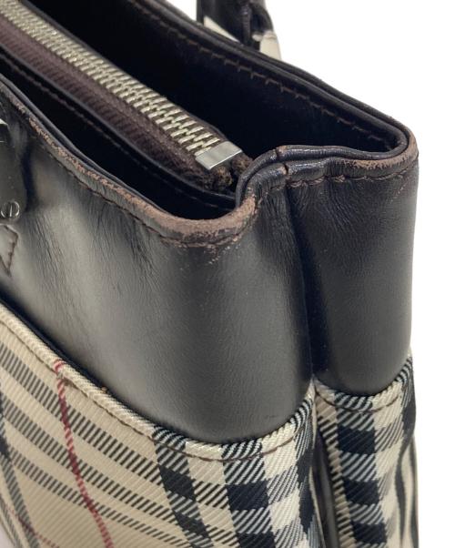 BURBERRY（バーバリー）BURBERRY (バーバリー) ノバチェックハンドバッグ ベージュの古着・服飾アイテム