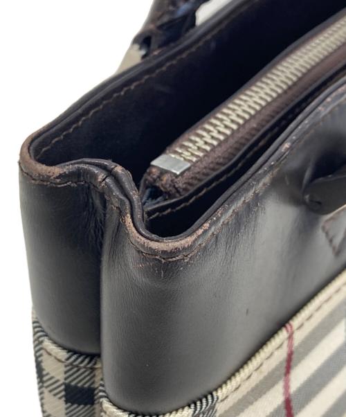 BURBERRY（バーバリー）BURBERRY (バーバリー) ノバチェックハンドバッグ ベージュの古着・服飾アイテム