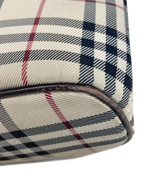 BURBERRY（バーバリー）BURBERRY (バーバリー) ノバチェックハンドバッグ ベージュの古着・服飾アイテム