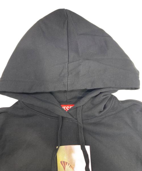 DIESEL（ディーゼル）DIESEL (ディーゼル) プルオーバーパーカー ブラック サイズ:Sの古着・服飾アイテム