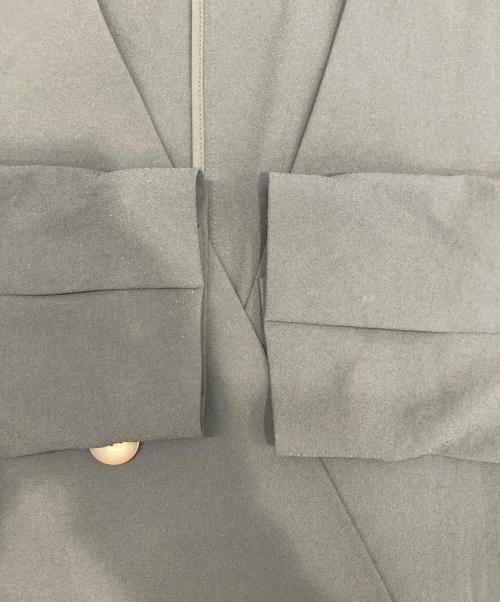 COLLAGE GALLARDAGALANTE（コラージュ ガリャルダガランテ）COLLAGE GALLARDAGALANTE (コラージュ ガリャルダガランテ) ジャージノーカラーダブルジャケット ブラック サイズ:Fの古着・服飾アイテム