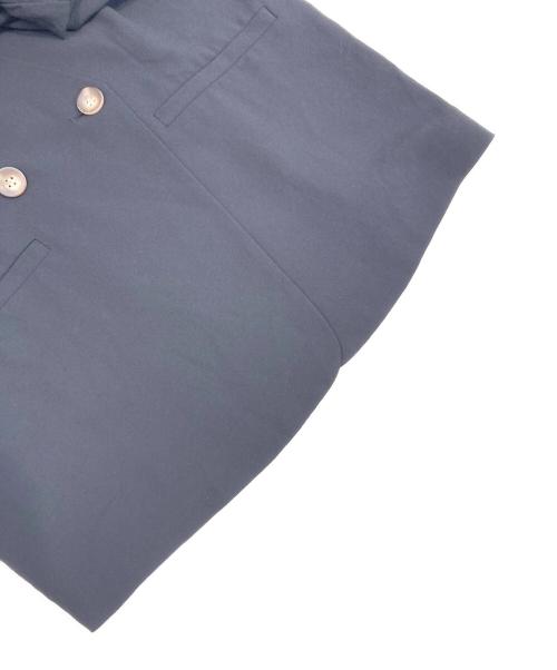 COLLAGE GALLARDAGALANTE（コラージュ ガリャルダガランテ）COLLAGE GALLARDAGALANTE (コラージュ ガリャルダガランテ) ジャージノーカラーダブルジャケット ブラック サイズ:Fの古着・服飾アイテム