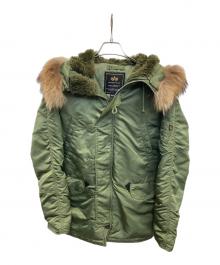 ALPHA（アルファ）の古着「N-3B フライトジャケット」｜グリーン