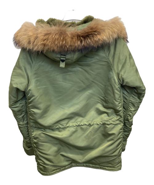 ALPHA（アルファ）ALPHA (アルファ) N-3B フライトジャケット グリーン サイズ:Sの古着・服飾アイテム