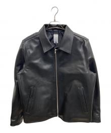 Sourcream（サワークリーム）の古着「レザージャケット」｜ブラック