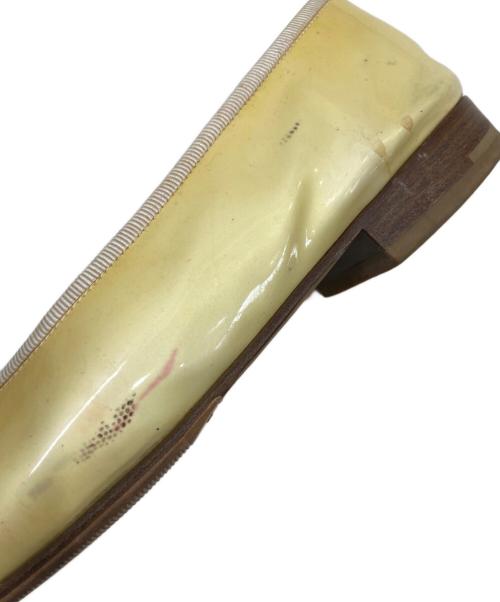 CHANEL（シャネル）CHANEL (シャネル) フラットパンプス イエロー サイズ:38の古着・服飾アイテム