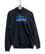 stussyステューシー）の古着「パーカー」｜ブラック