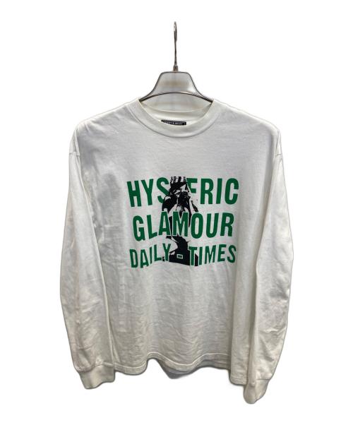 Hysteric Glamour（ヒステリックグラマー）Hysteric Glamour (ヒステリックグラマー) カットソー ホワイト サイズ:Ｍの古着・服飾アイテム