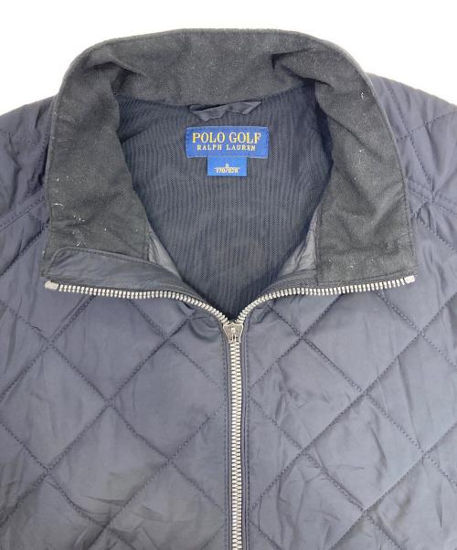 POLO GOLF（ポロ ゴルフ）POLO GOLF (ポロ ゴルフ) キルティングジャケット ブラック サイズ:Sの古着・服飾アイテム
