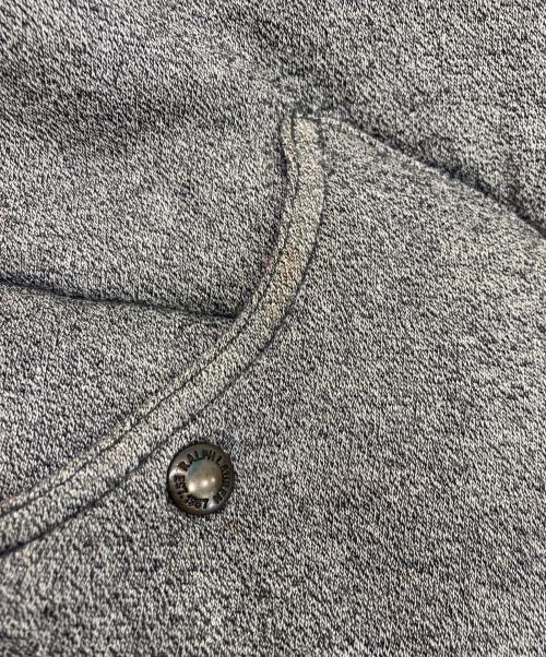 POLO RALPH LAUREN（ポロ・ラルフローレン）POLO RALPH LAUREN (ポロ・ラルフローレン) レザー切替中綿ベスト グレー サイズ:Mの古着・服飾アイテム