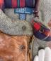 中古・古着 POLO RALPH LAUREN (ポロ・ラルフローレン) レザー切替中綿ベスト グレー サイズ:M：12000円