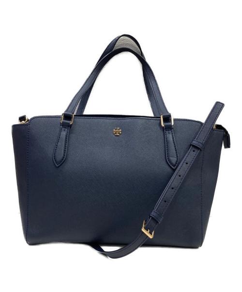 TORY BURCH（トリーバーチ）TORY BURCH (トリーバーチ) 2WAYバッグ ネイビーの古着・服飾アイテム