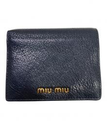 MIU MIU（ミュウミュウ）の古着「財布」｜ブラック