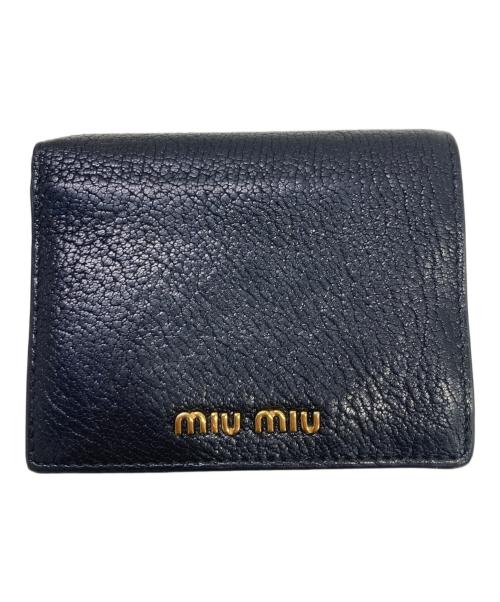 MIU MIU（ミュウミュウ）MIU MIU (ミュウミュウ) 財布 ブラックの古着・服飾アイテム