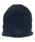 DIESEL（ディーゼル）の古着「ロゴニット帽」｜ブラック