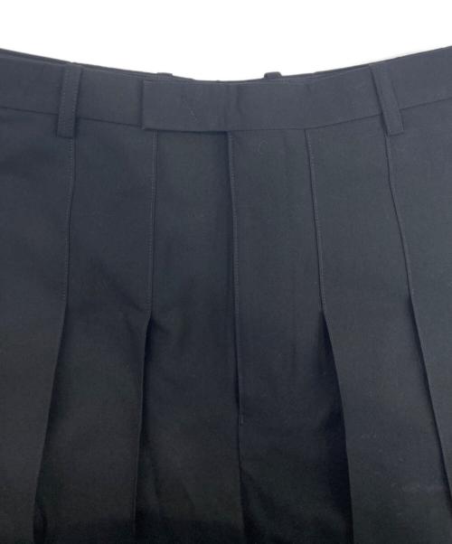 LAD MUSICIAN（ラッドミュージシャン）LAD MUSICIAN (ラッドミュージシャン) 2Tuck Wide Flare Slacks ブラック サイズ:46の古着・服飾アイテム