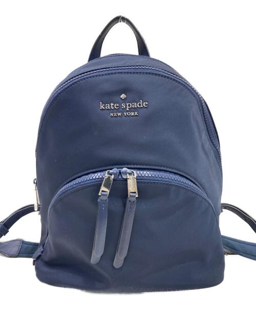 Kate Spade（ケイトスペード）Kate Spade (ケイトスペード) カリッサナイロンミディアムバックパック ネイビーの古着・服飾アイテム