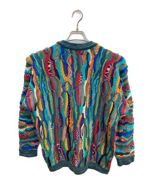 Coogi（クージー）Coogi (クージー) ヴィンテージ３Dニット マルチカラー サイズ:Mの古着・服飾アイテム