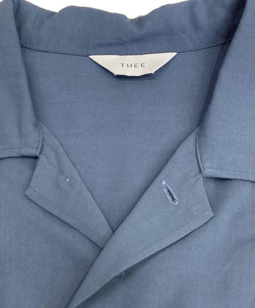 THEE（シー）THEE (シー) レーヨンシャツ ブルー サイズ:1の古着・服飾アイテム