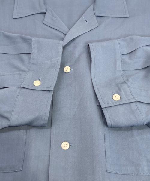 THEE（シー）THEE (シー) レーヨンシャツ ブルー サイズ:1の古着・服飾アイテム