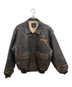 中古・古着通販】DIESEL (ディーゼル) レザーライダースジャケット